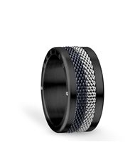 Ring Bering Man Symphony in Steel SYMPHONY11-12 - SYMPHONY11-12